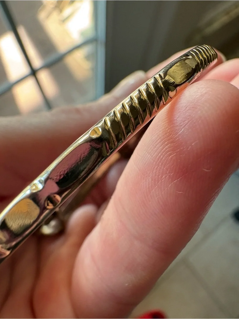 Vintage gold tone bracelet Alex and Ani